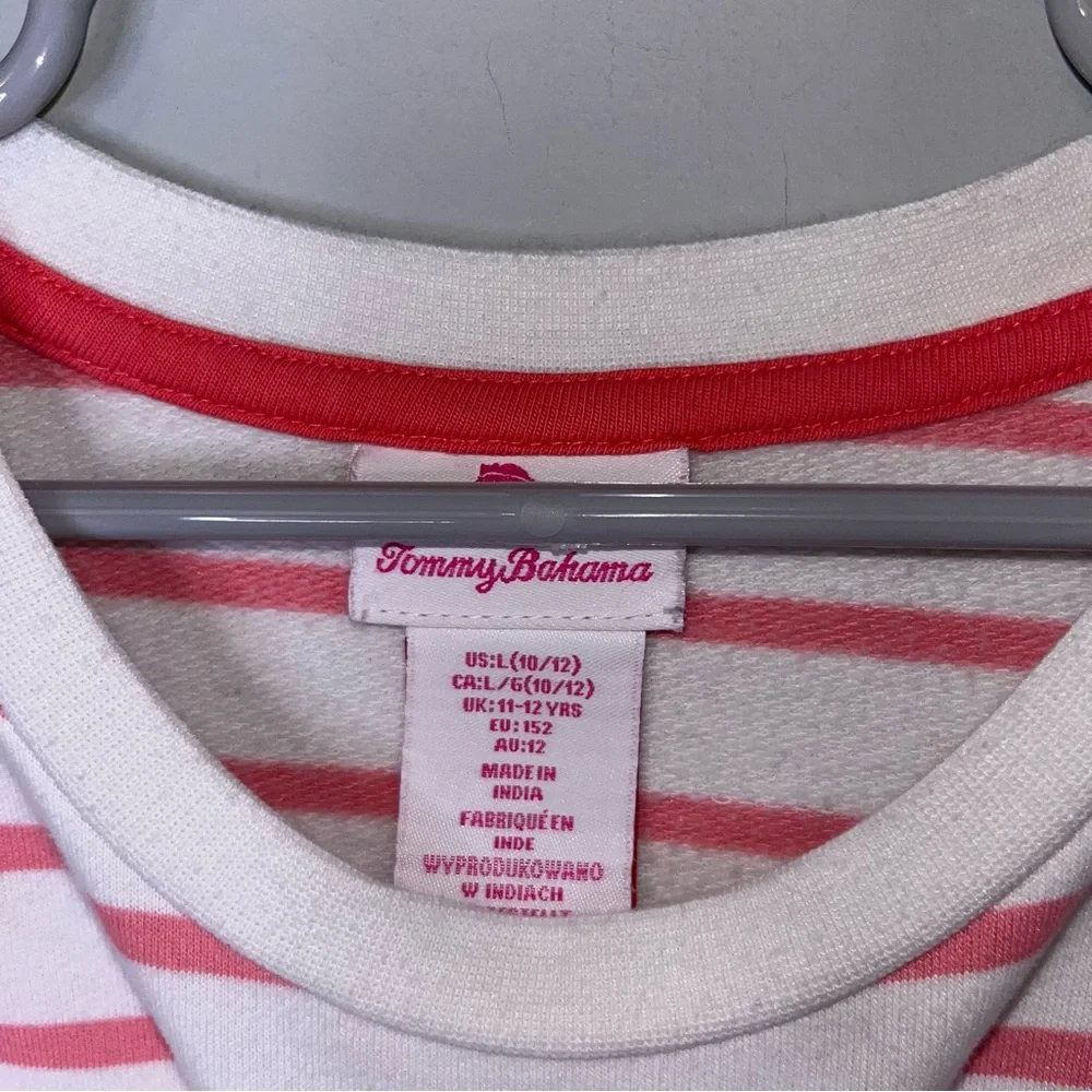Tommy Bahama Kids Dress with Pink Heart Accent Youth L